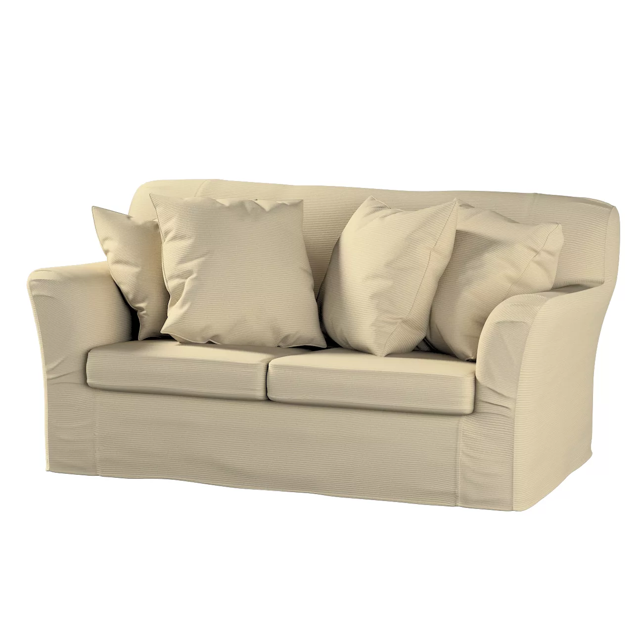 Bezug für Tomelilla 2-Sitzer Sofa nicht ausklappbar, beige, Sofahusse, Tome günstig online kaufen