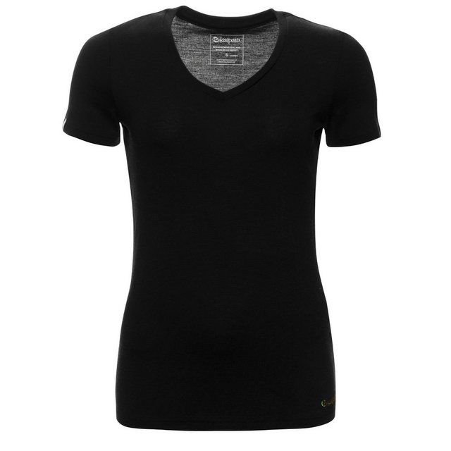 Kaipara - Merino Sportswear V-Shirt Merino Shirt Damen Kurzarm Slimfit V-Ne günstig online kaufen