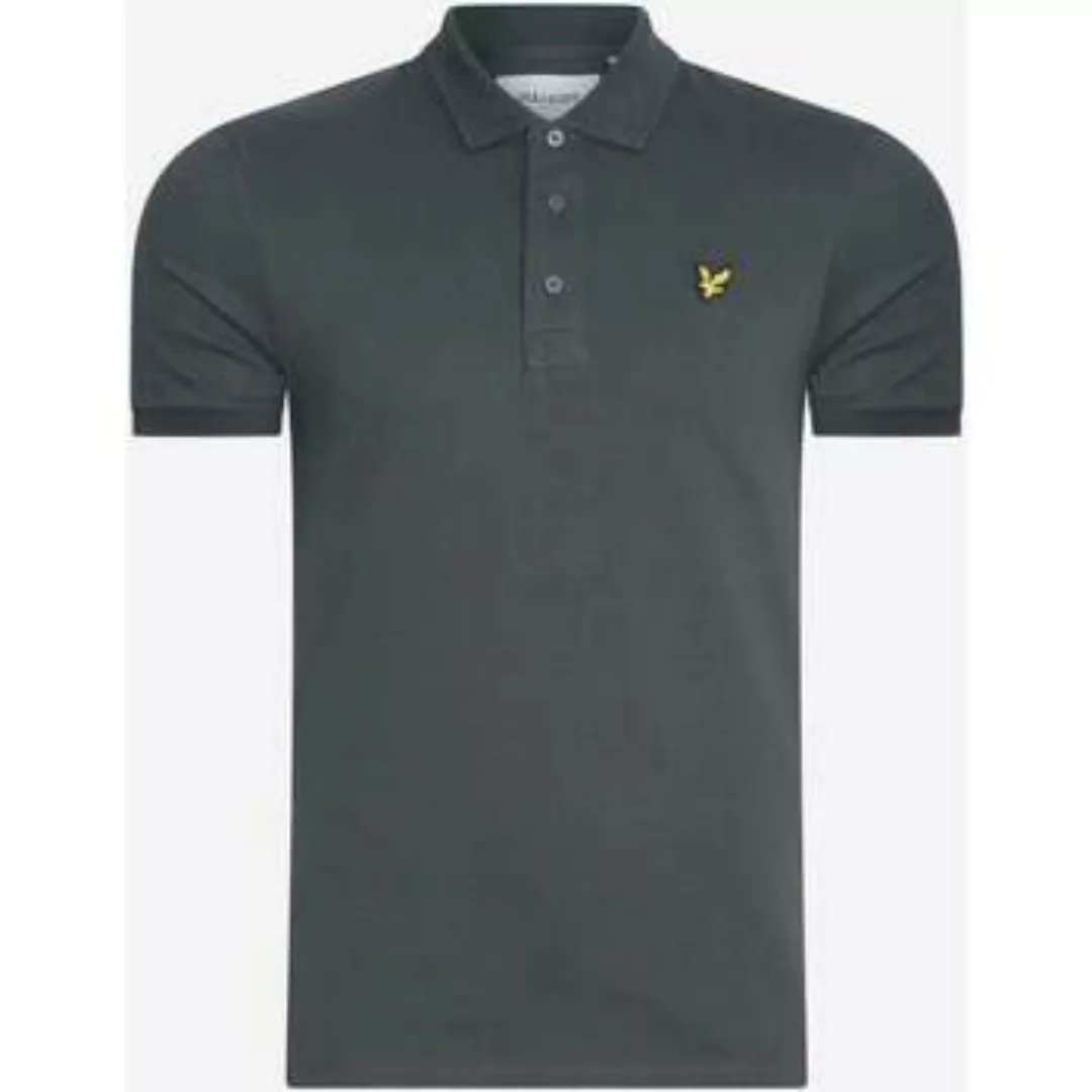 Lyle & Scott  T-Shirts & Poloshirts Plain polo shirt - gunmetal günstig online kaufen