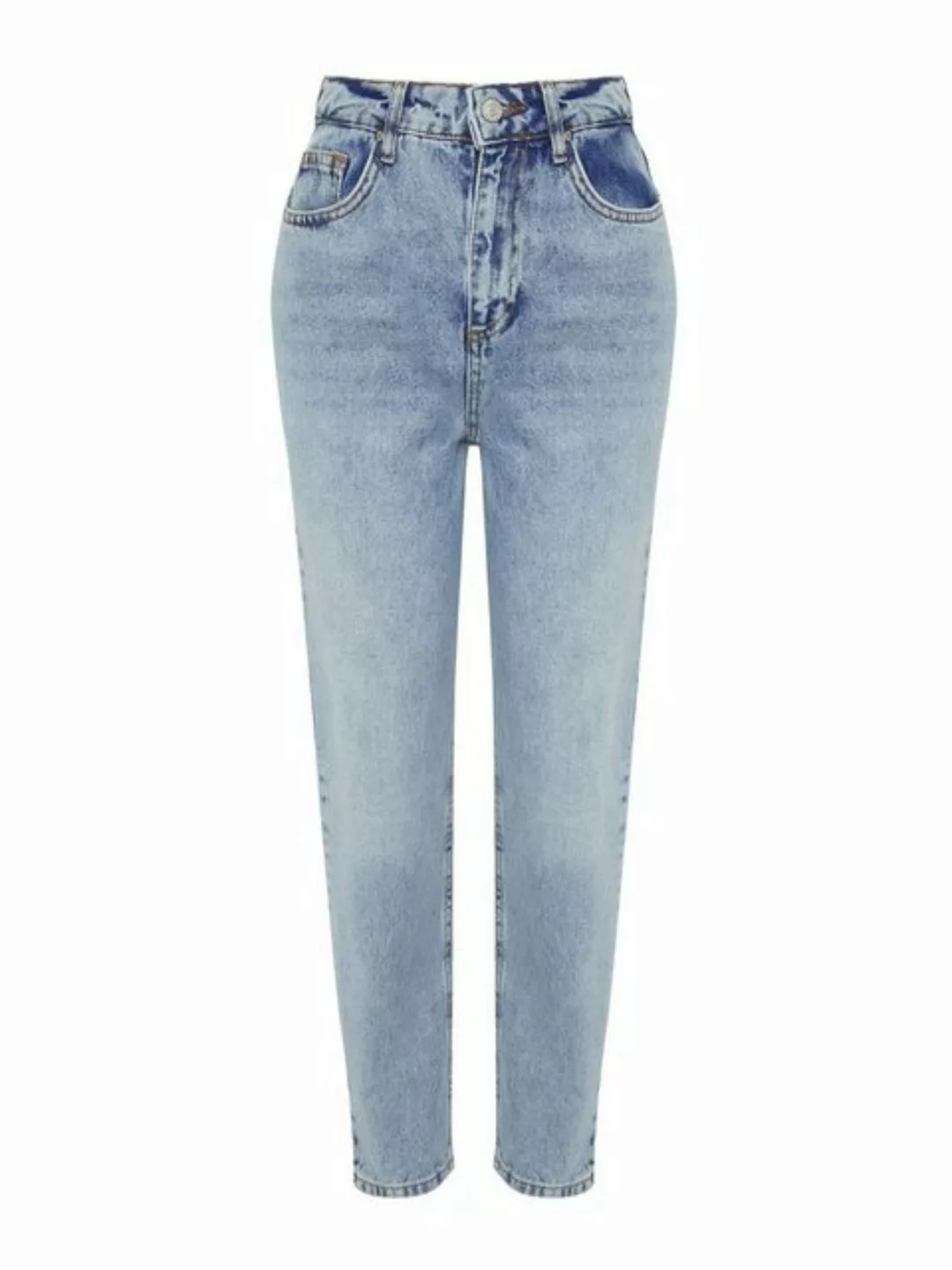 Trendyol 7/8-Jeans (1-tlg) Plain/ohne Details günstig online kaufen