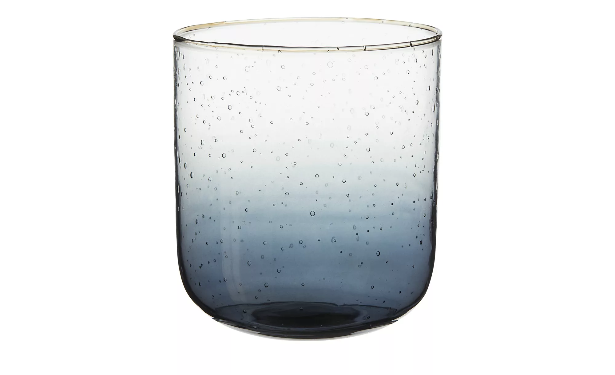 Teelichtglas ¦ blau ¦ Glas  ¦ Maße (cm): H: 5  Ø: 11 Accessoires > Kerzen & günstig online kaufen