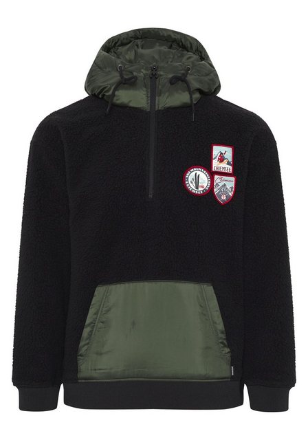 Chiemsee Kapuzensweatshirt Pullover mit Retro-Patches 1 günstig online kaufen