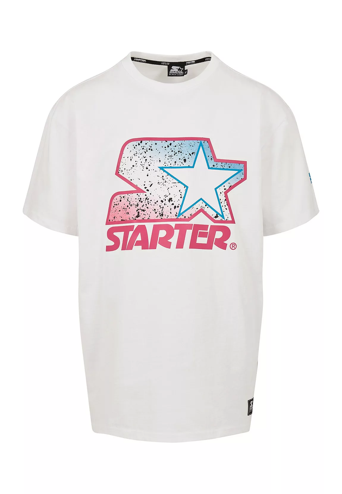 Starter T-Shirt MULTICOLORED LOGO TEE ST017 White/Pink günstig online kaufen