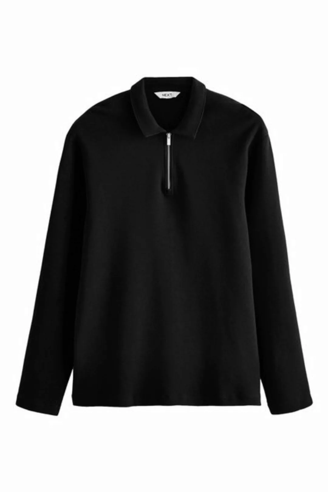 Next Langarm-Poloshirt Langärmeliges Poloshirt Waffel 100 % Baumwolle (1-tl günstig online kaufen