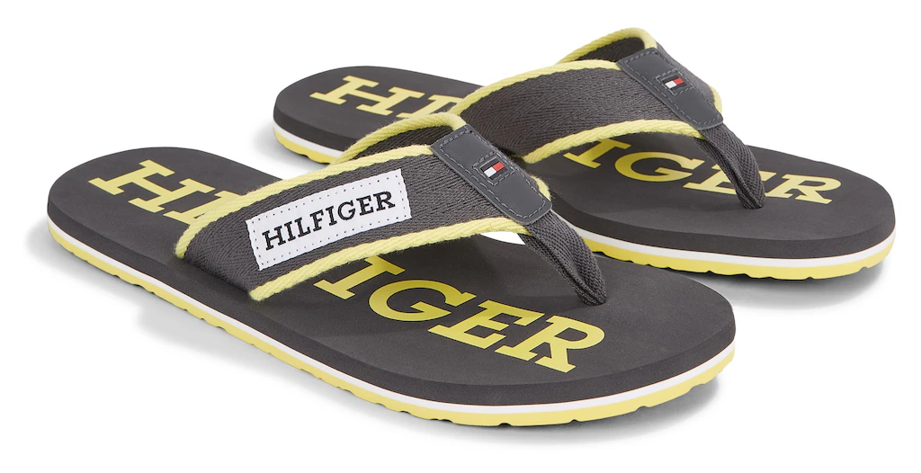 Tommy Hilfiger Zehentrenner "PATCH HILFIGER BEACH SANDAL" günstig online kaufen