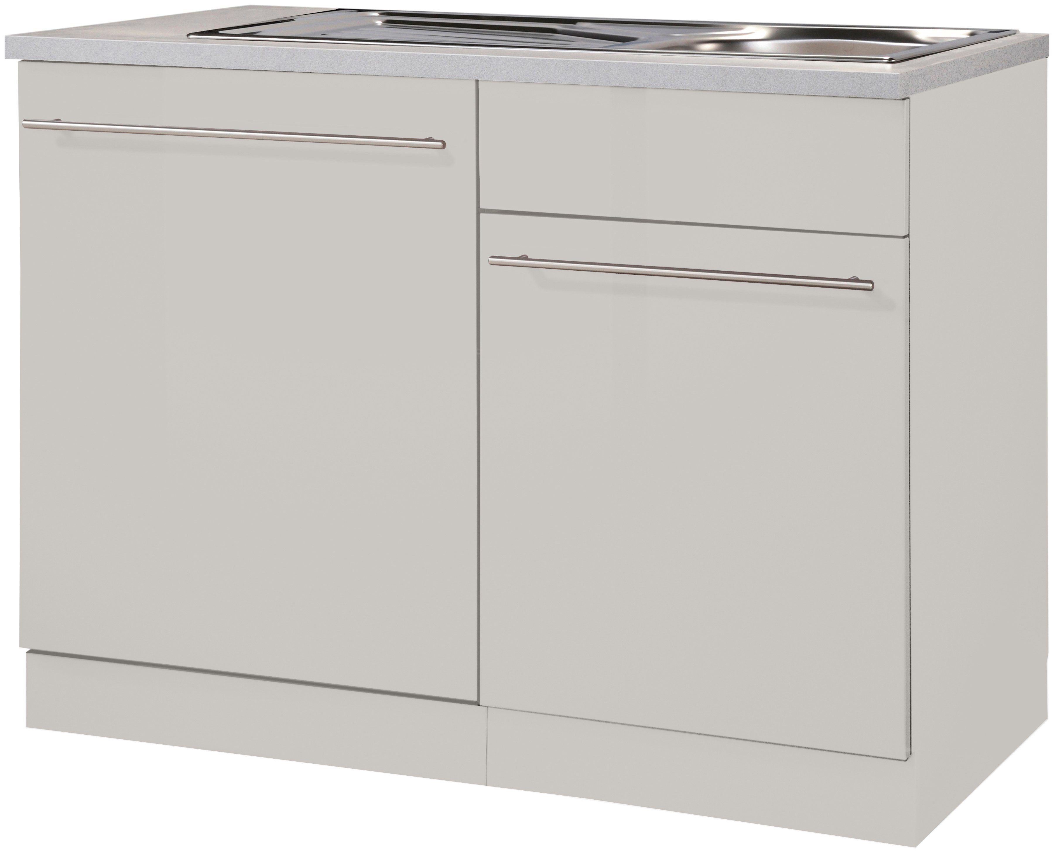 wiho Küchen Spülenschrank "Chicago", 110 cm breit, inkl. Tür/Sockel für Ges günstig online kaufen