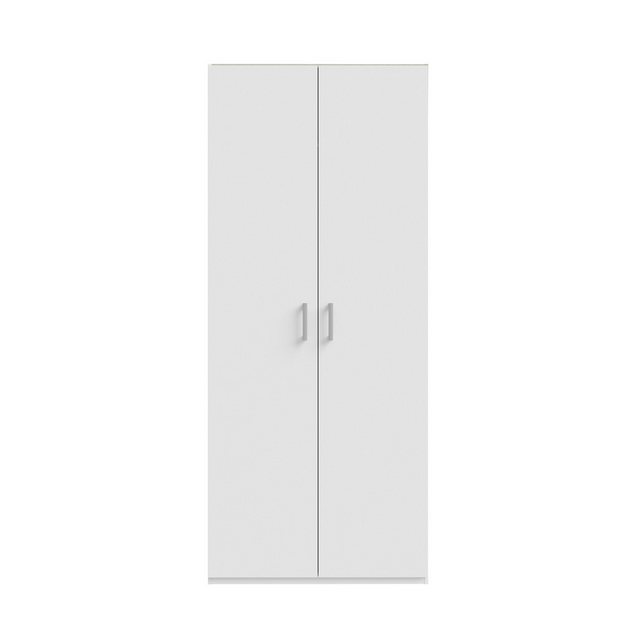 FORTE Drehtürenschrank in Weiss - 88,9x210,5x54,2cm (BxHxT) günstig online kaufen