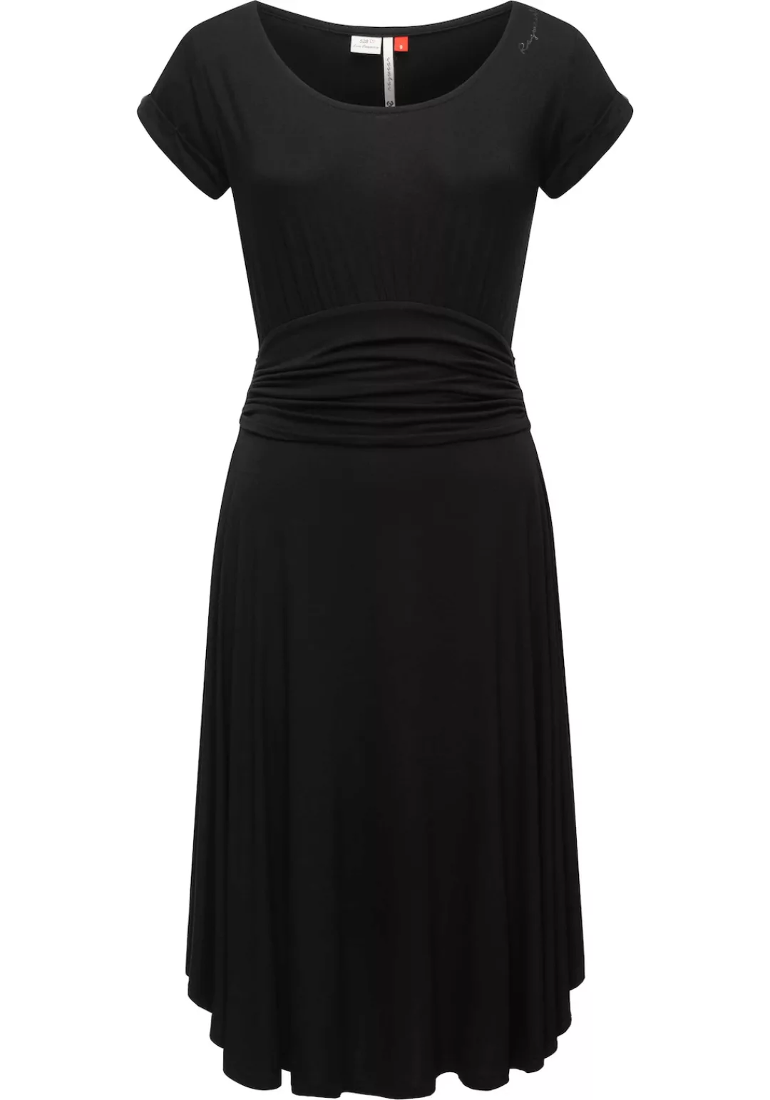 Ragwear Sommerkleid "Yvone Solid", leichtes Jersey-Kleid mit Taillengürtel günstig online kaufen