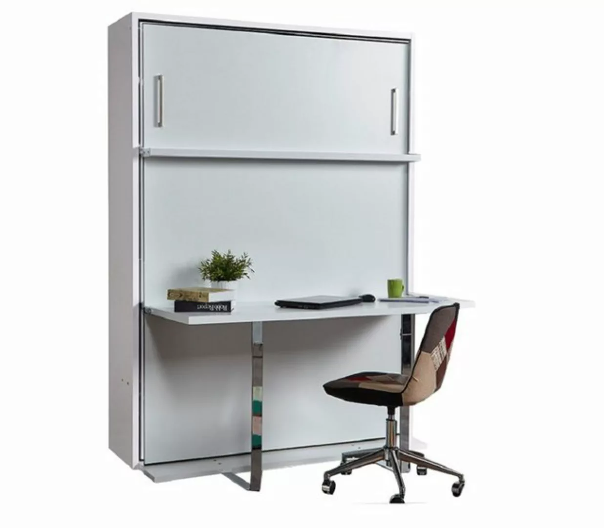 Multimo Schrankbett DOUBLE Wandbett / Schrankbett mit Schreibtisch, 140x190 günstig online kaufen