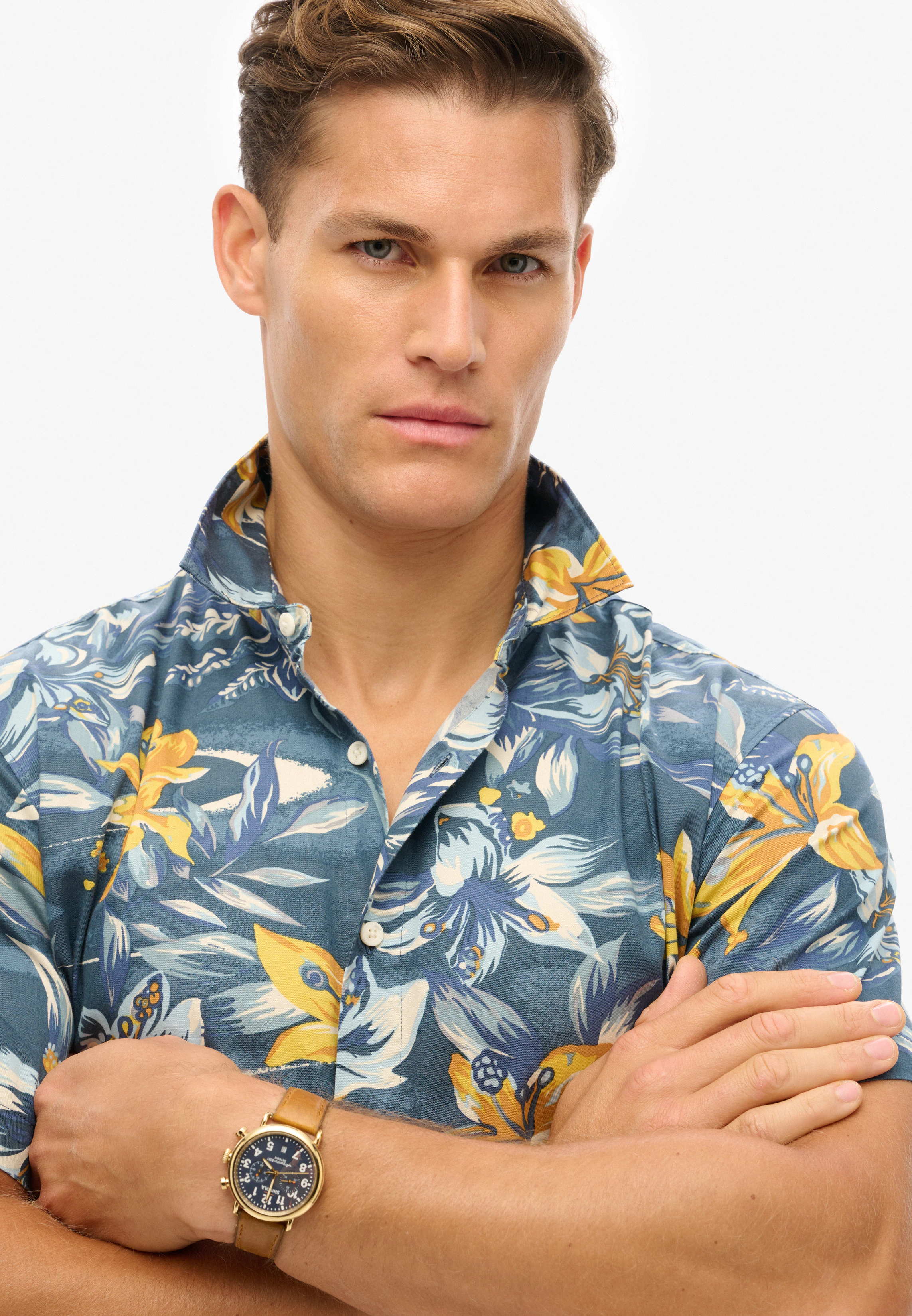 Superdry Kurzarmhemd "HAWAIIAN PRINT SHIRT" günstig online kaufen