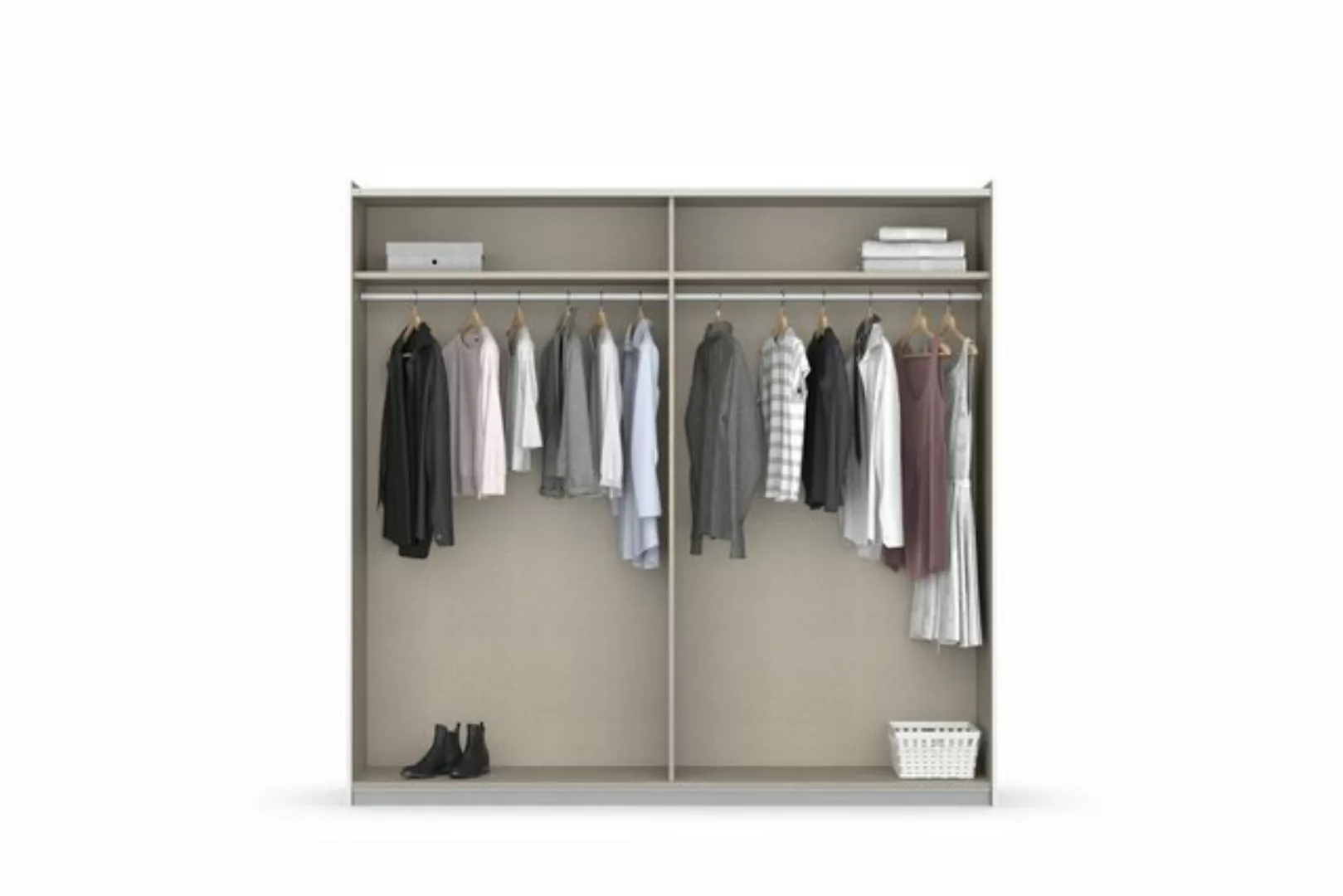 freiraum Schwebetürenschrank Aurelia in Eiche Artisan - 218x210x59 (BxHxT) günstig online kaufen