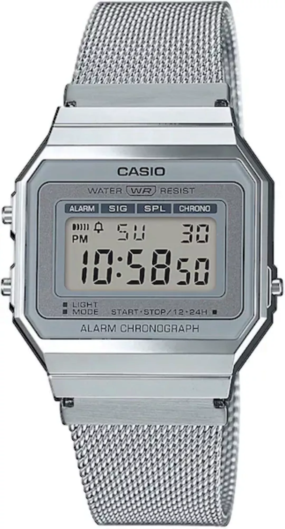 CASIO VINTAGE Chronograph »A700WEM-7AEF«, Quarzuhr, Armbanduhr, Damen, Herr günstig online kaufen