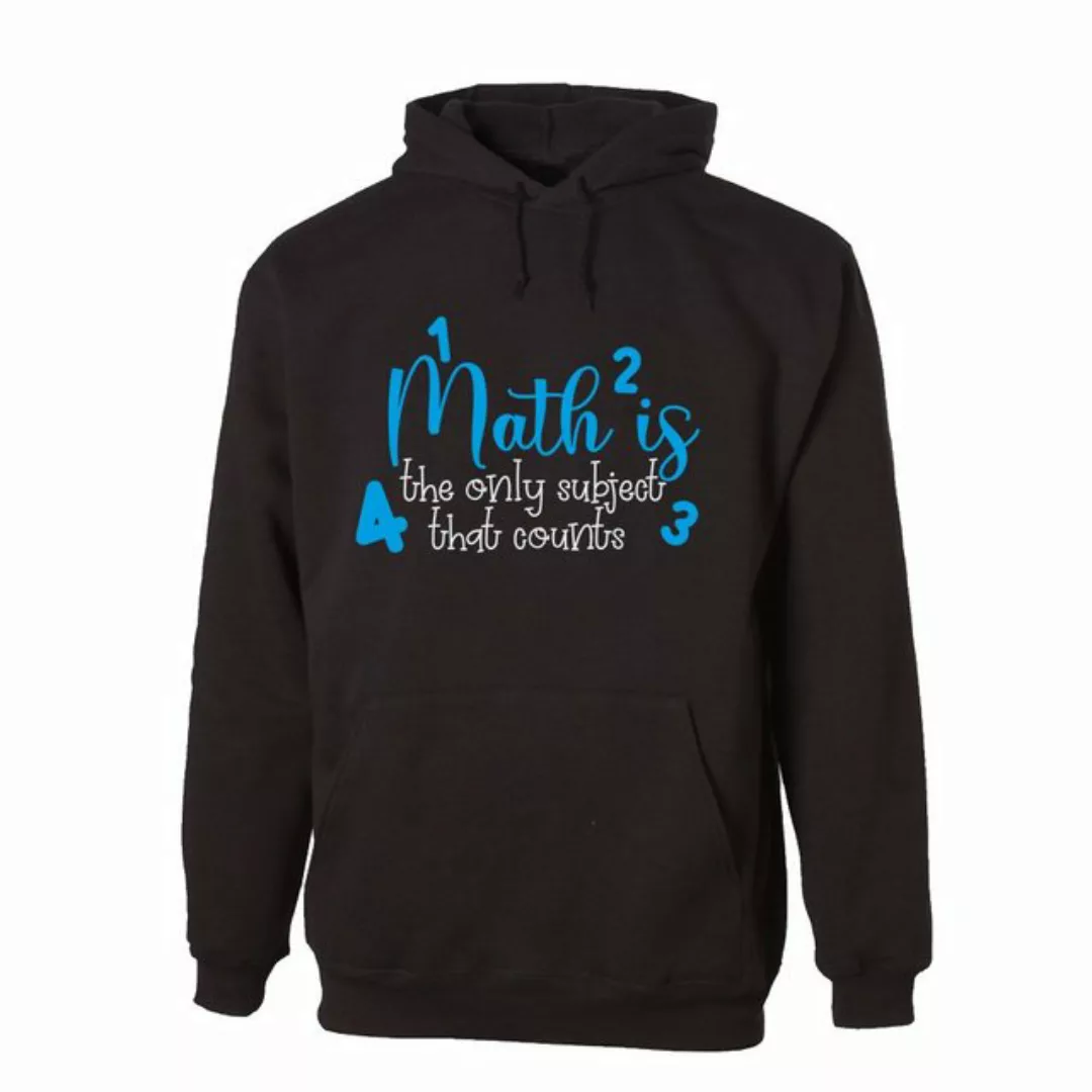 G-graphics Hoodie Math is the only subject that counts mit trendigem Frontp günstig online kaufen