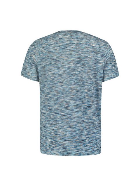 NO EXCESS T-Shirt - sommerliches Melange T-Shirt - kurzarm Shirt Herren Bas günstig online kaufen