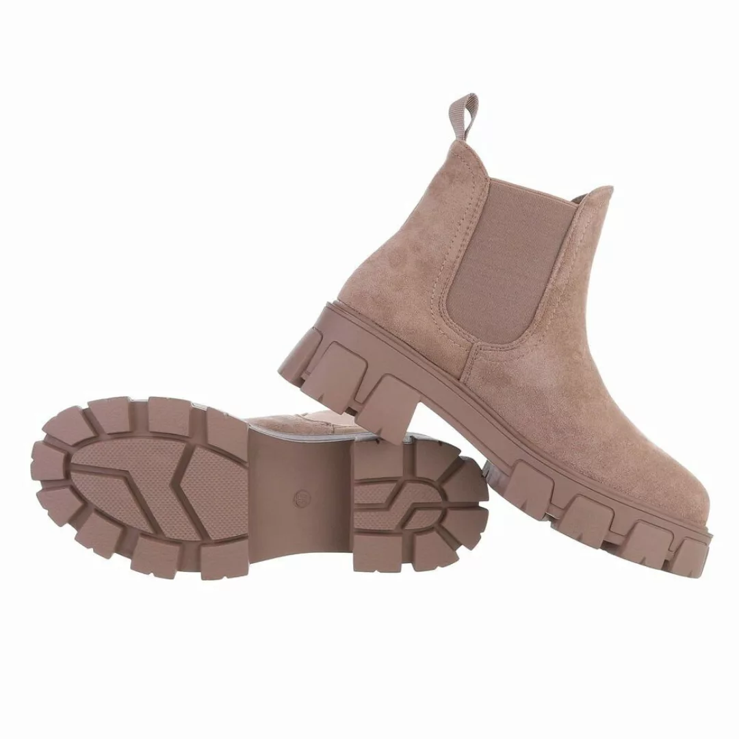 Ital-Design Damen Chelsea Freizeit Plateaustiefelette (80951278) günstig online kaufen