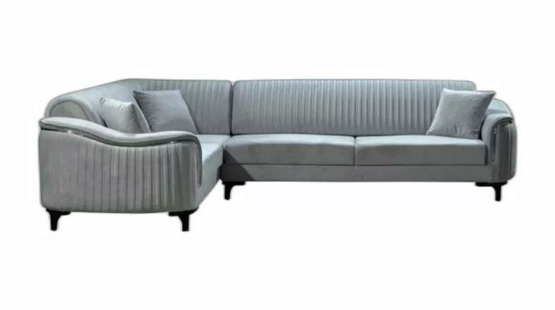 Xlmoebel Ecksofa Grau L-Form Sofa Polstergarnitur Moderne Eckcouch, 1 Teile günstig online kaufen