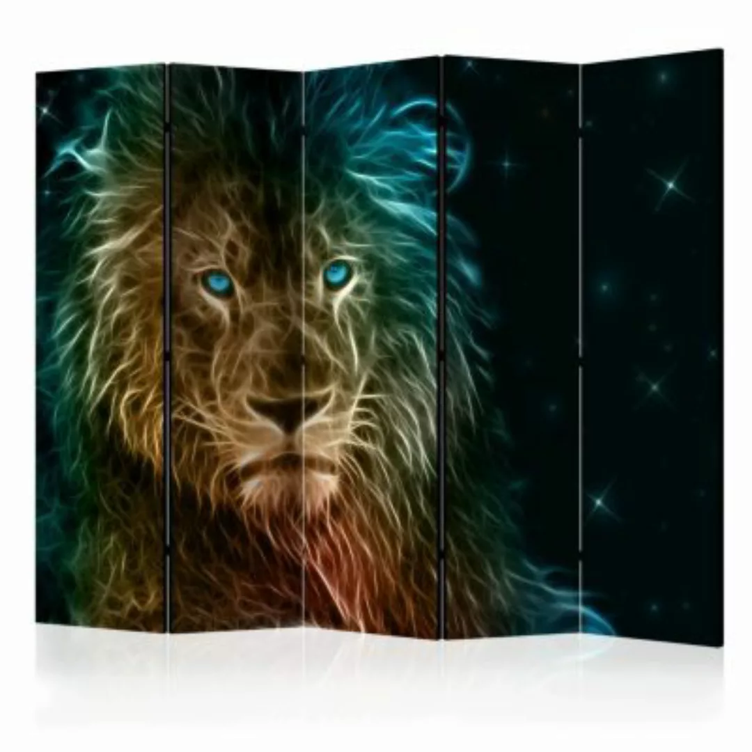 artgeist Paravent Abstract lion... II [Room Dividers] mehrfarbig Gr. 225 x günstig online kaufen