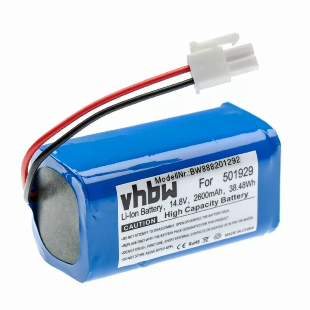 vhbw kompatibel mit Dibea V780 Staubsauger-Akku Li-Ion 2600 mAh (14,8 V) günstig online kaufen