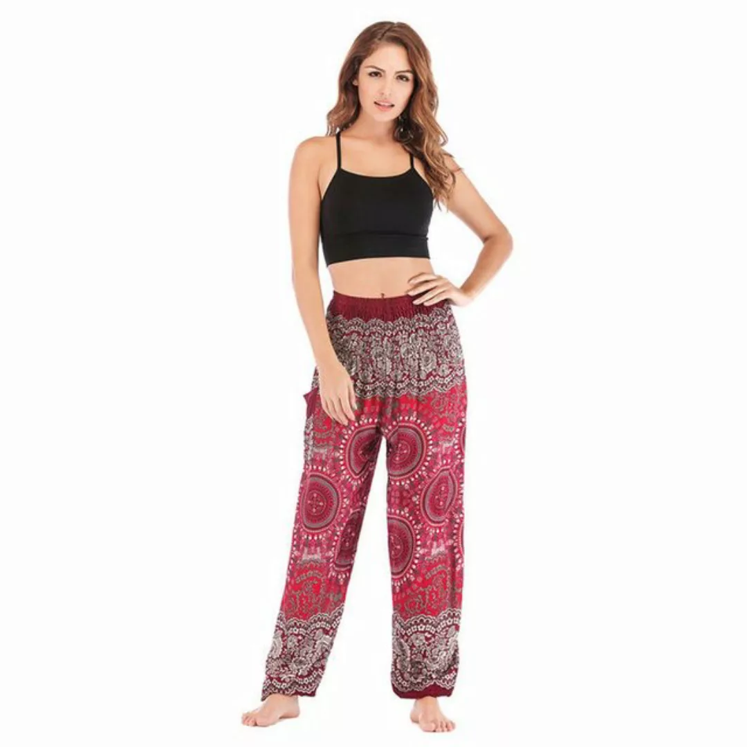 AUKUU Loungepants Legere Yogahose, Haremshose, Yoga-Bekleidung für Damen günstig online kaufen