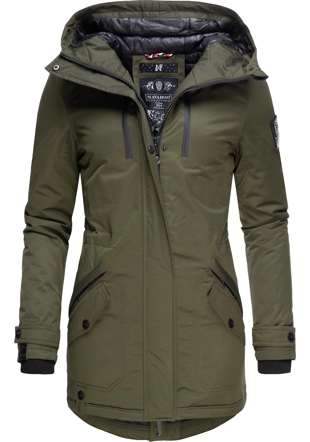 Navahoo Wintermantel "Avrille II", sportlicher Damen Winter Kurzmantel mit günstig online kaufen