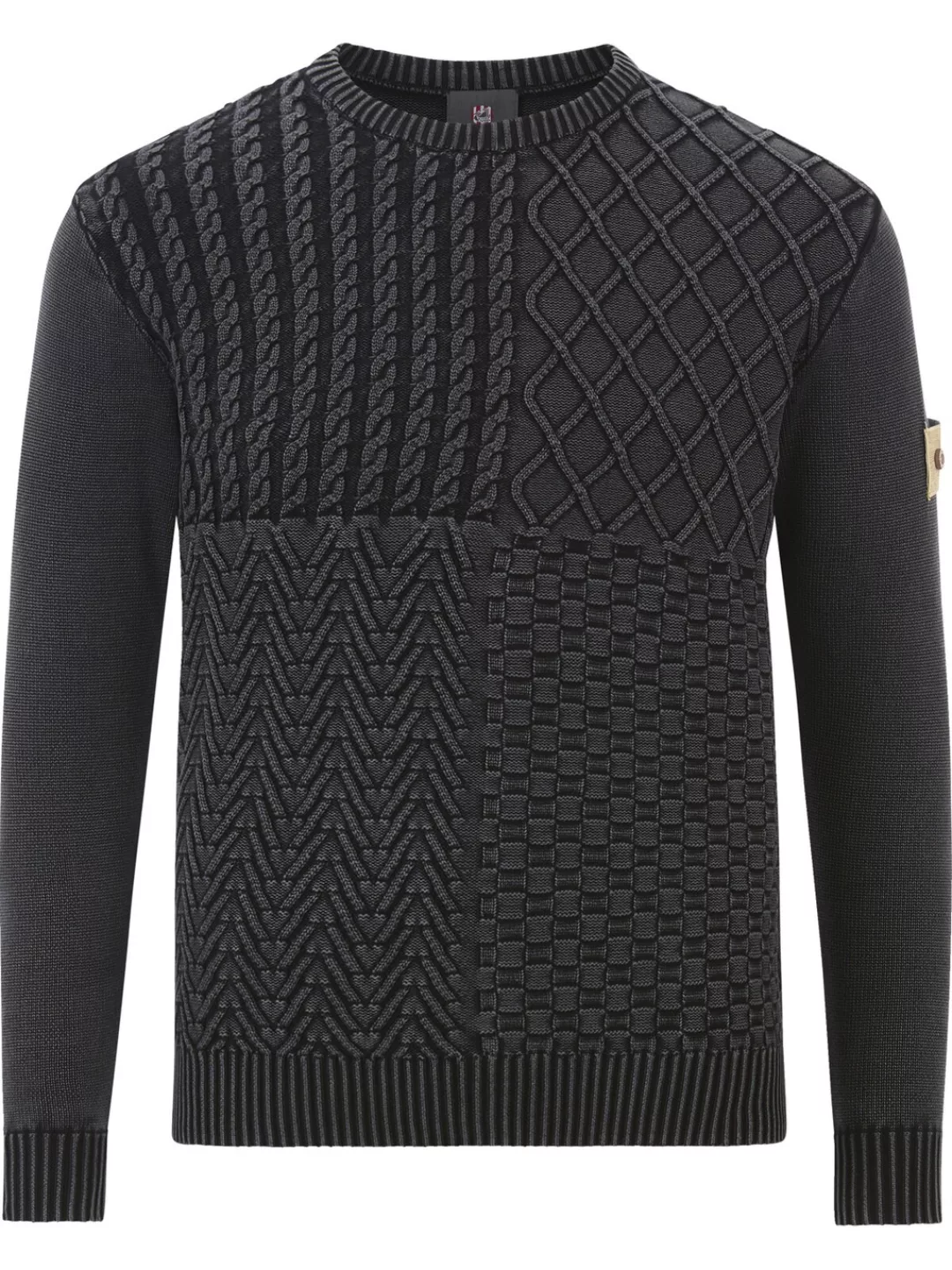 Jan Vanderstorm Strickpullover "Pullover RABBE", mit elastischem Saumbund günstig online kaufen