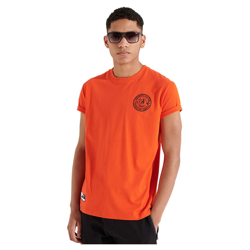 Superdry Expedition Kurzarm T-shirt L Bold Orange günstig online kaufen