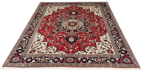 morgenland Wollteppich »Täbriz - 50 Raj Medaillon 204 x 152 cm«, rechteckig günstig online kaufen