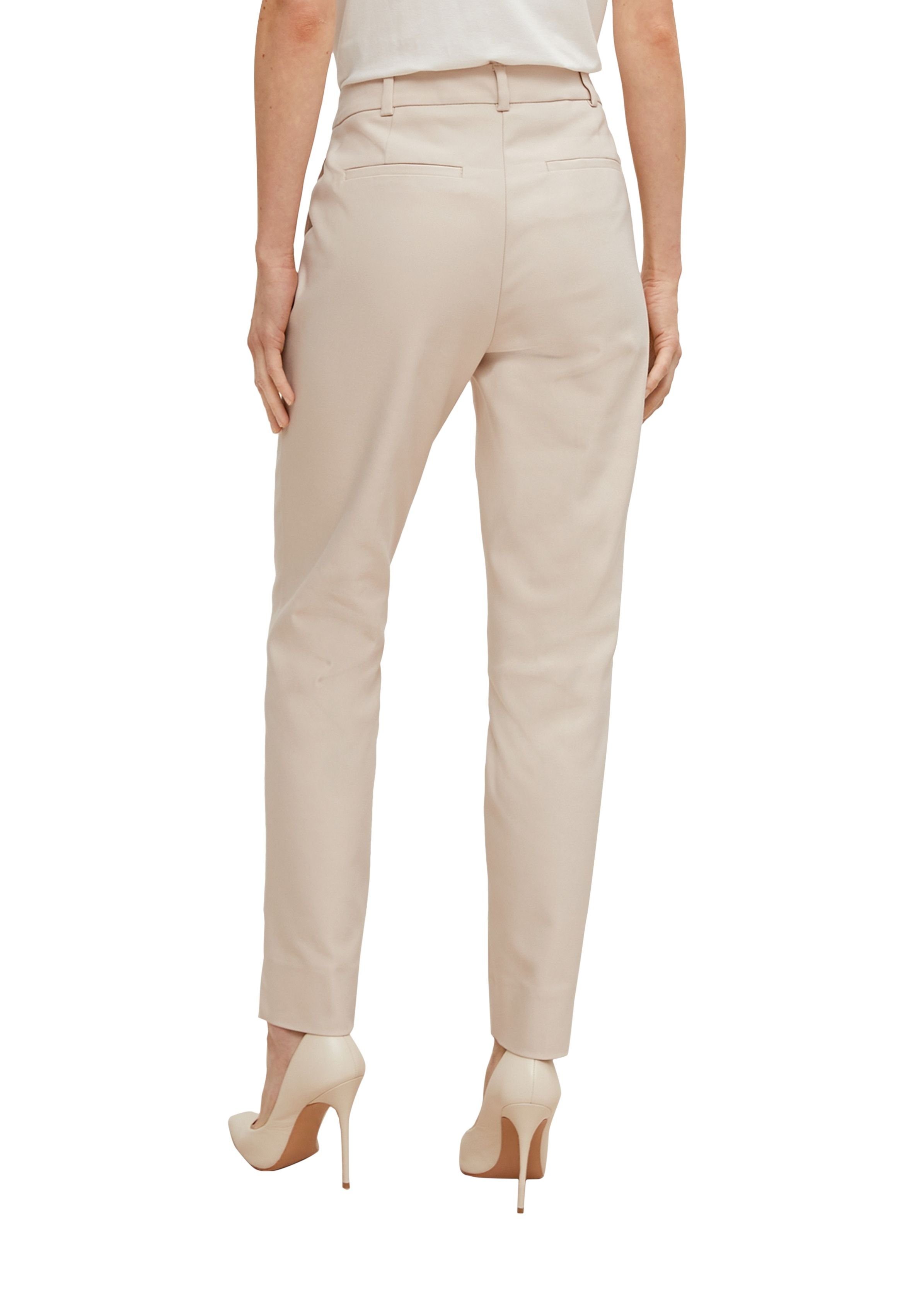Comma 7/8-Hose Chino-Hose mit Gürtel günstig online kaufen