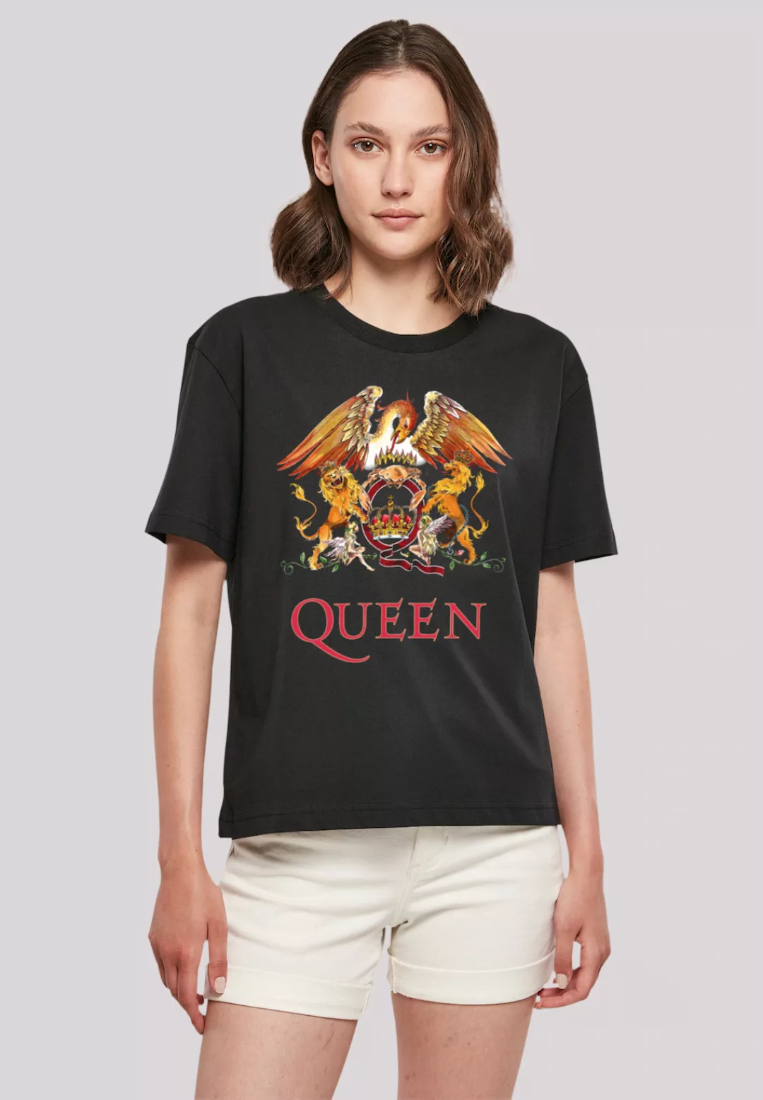 F4NT4STIC T-Shirt "Queen Classic Crest", Print günstig online kaufen