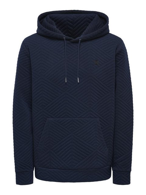 ONLY & SONS Hoodie - Hoodie unifarben - Geometric Structure - BASIC HOODIE günstig online kaufen