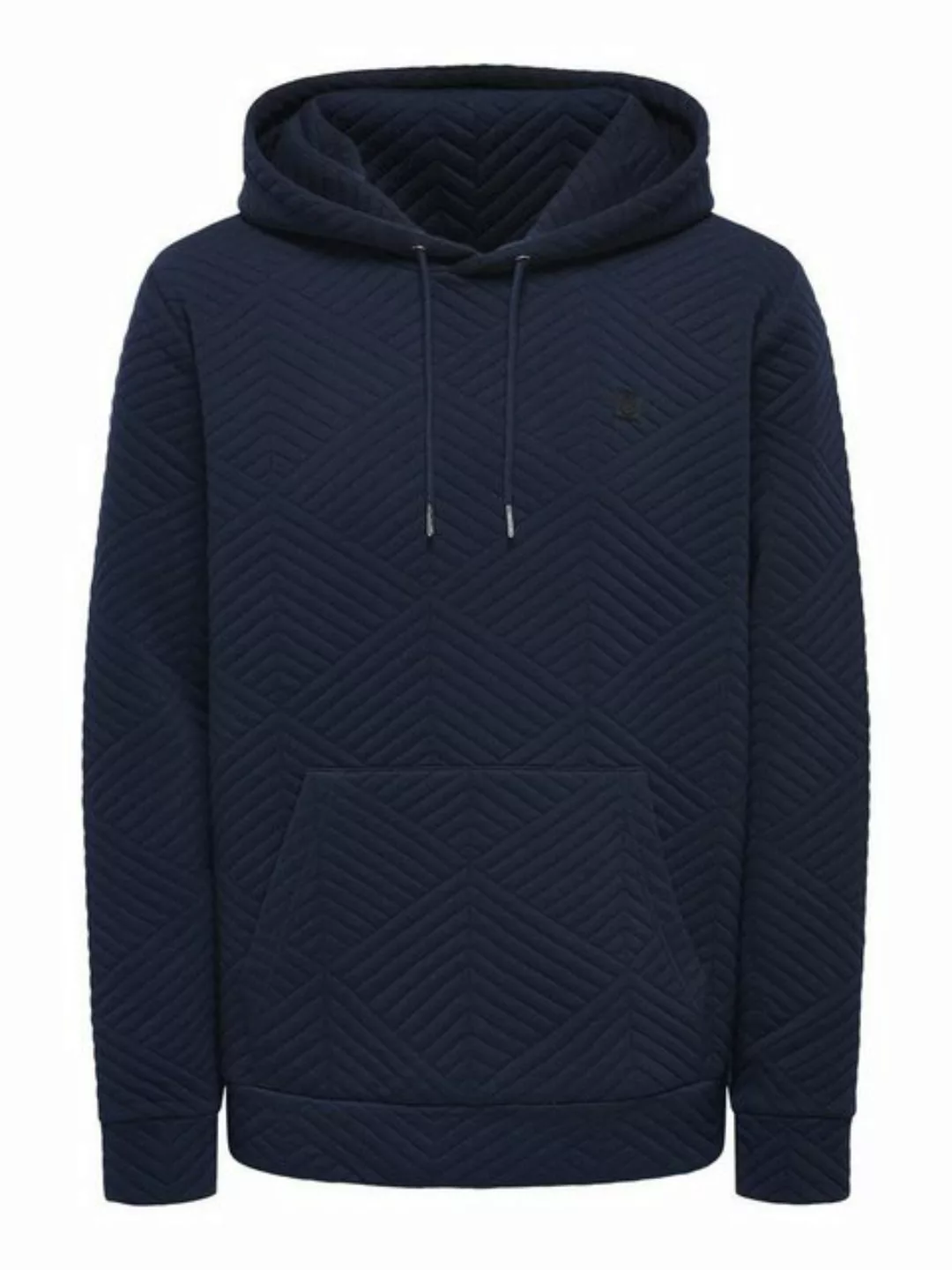 ONLY & SONS Hoodie - Hoodie unifarben - Geometric Structure - BASIC HOODIE günstig online kaufen