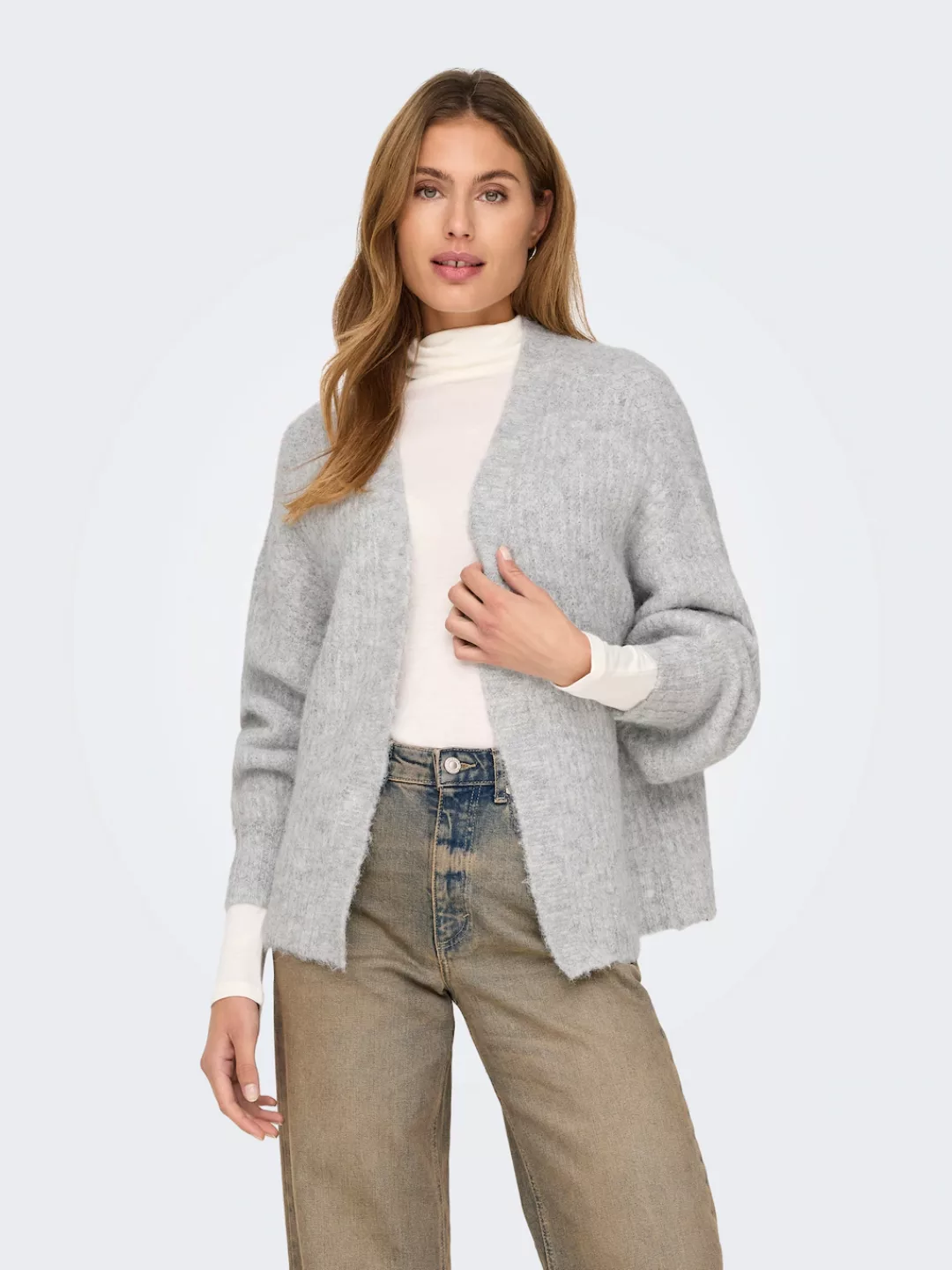 ONLY Strickjacke ONLMAGGIE LIFE LS RIB OPEN CARDI CC KNT günstig online kaufen