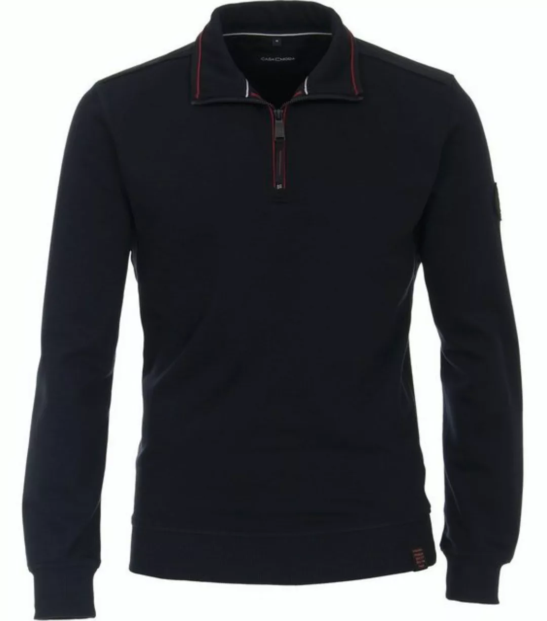 CASAMODA Sweatshirt SNOS Sweatshirt mit Zip, 105 blau günstig online kaufen