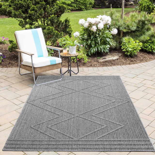 Ayyildiz Teppiche Outdoorteppich »PATARA 4954«, rechteckig, 8 mm Höhe, Läuf günstig online kaufen