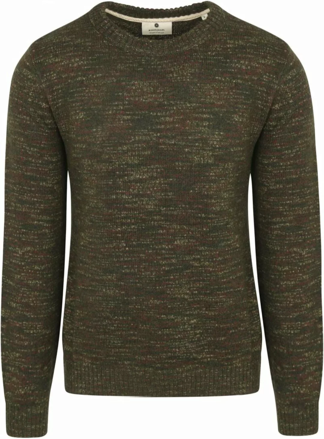 Anerkjendt Pullover Sune Wool Mix Melange Grün - Größe S günstig online kaufen