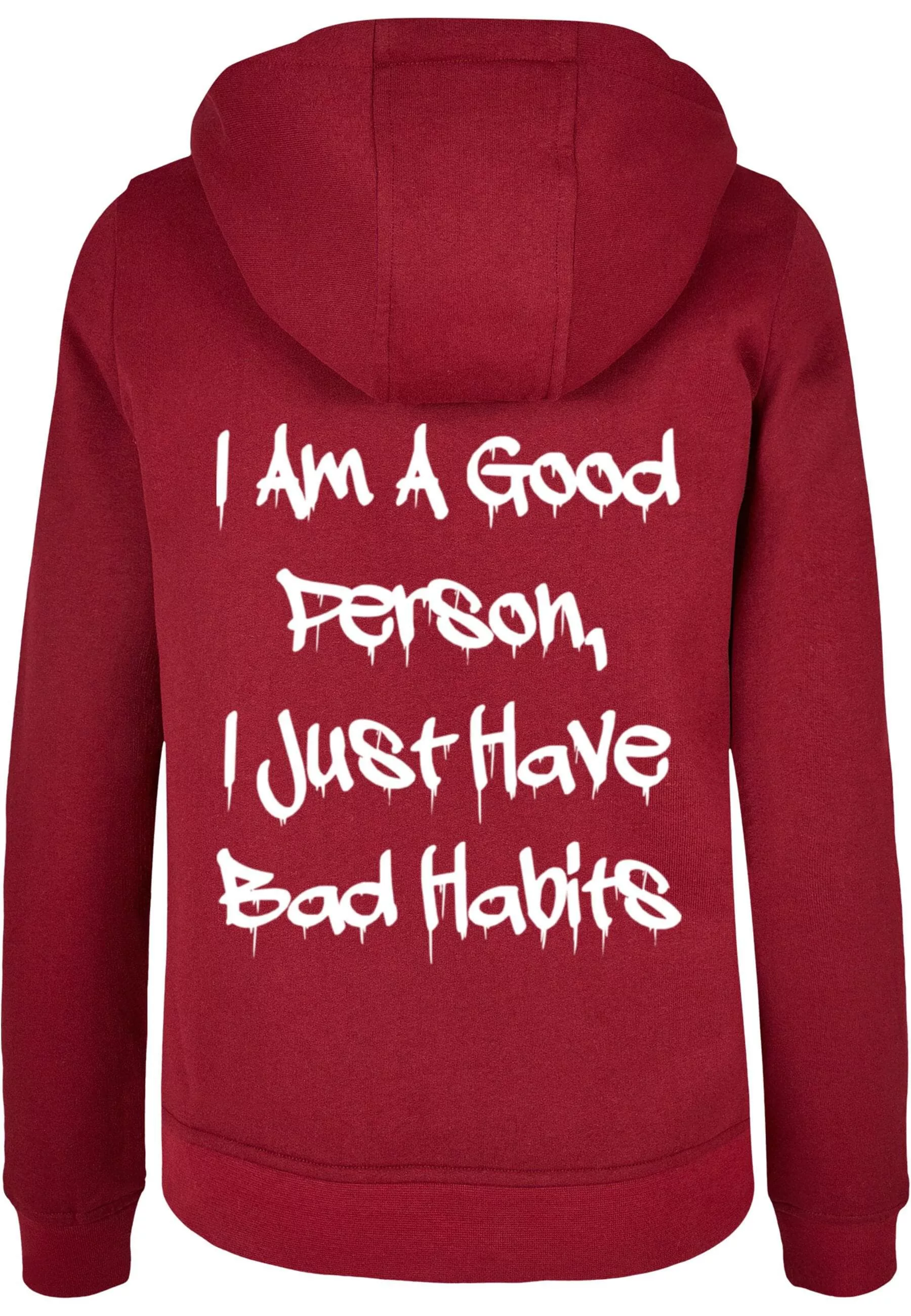 Merchcode Kapuzenpullover "Merchcode Damen Ladies Bad Habits Basic Hoody" günstig online kaufen