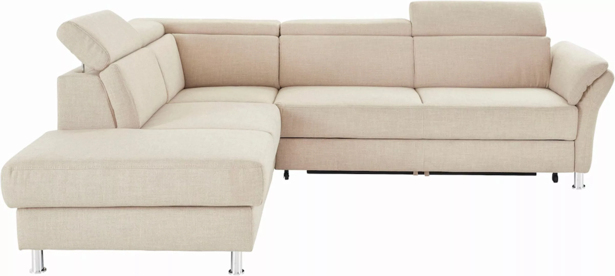 sit&more Ecksofa »Avignon L-Form«, inklusive Kopfteilverstellung, wahlweise günstig online kaufen
