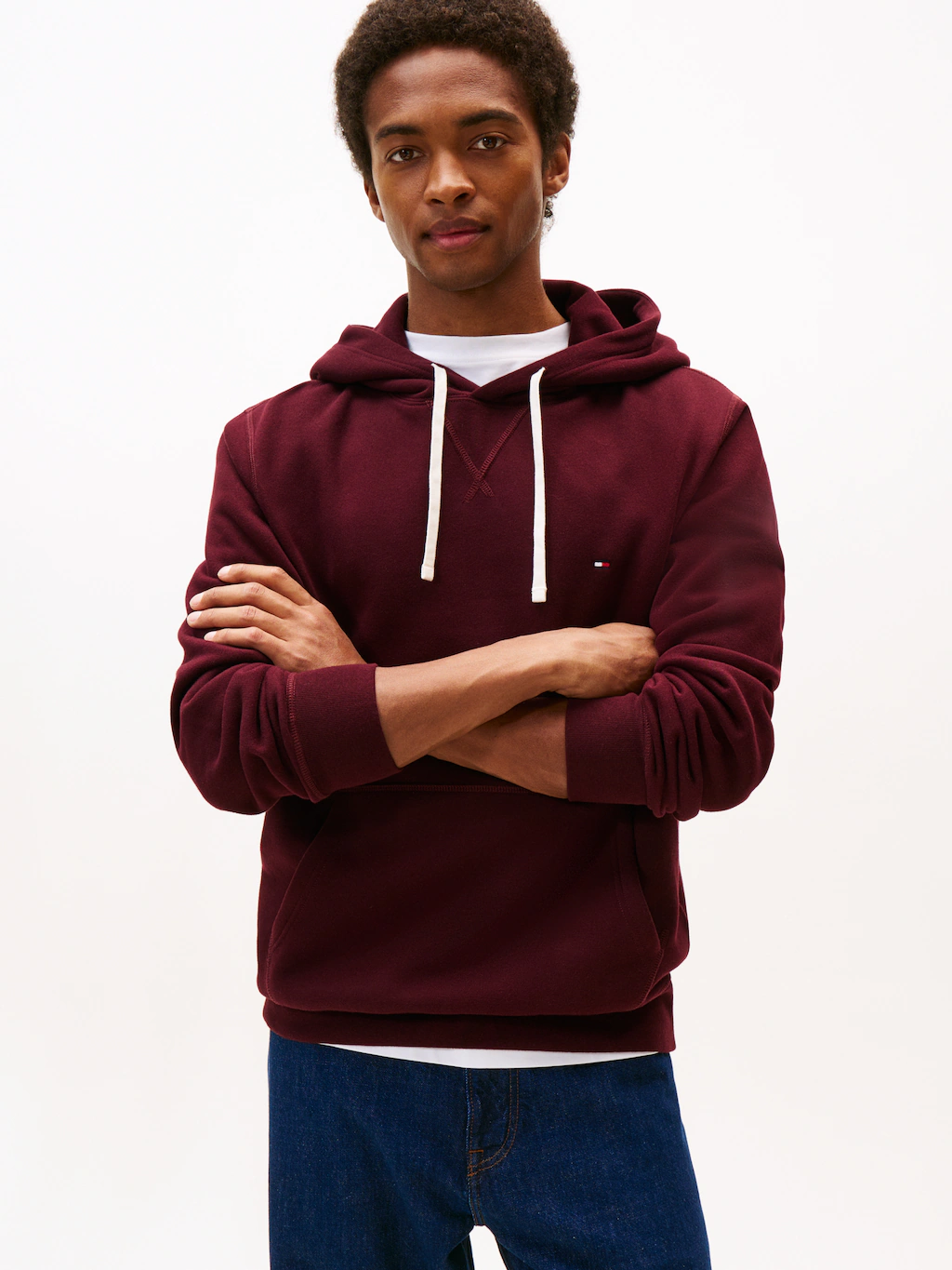 Tommy Hilfiger Hoodie "ESS SEASONAL FLEECE HOODY mit Kapuze und Kängurutasc günstig online kaufen
