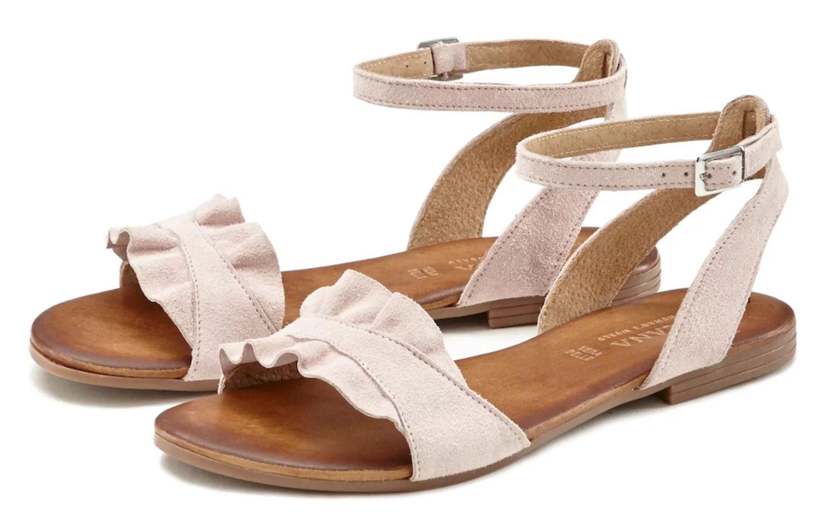 LASCANA Sandale "Sommerschuh", Sandalette, Sommerschuh aus hochwertigem Led günstig online kaufen
