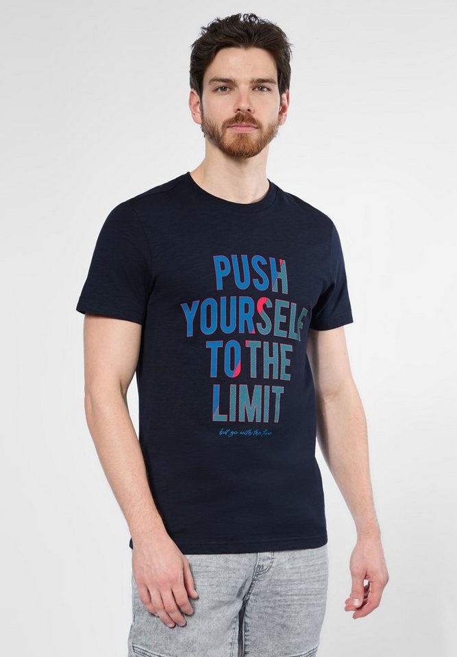 STREET ONE MEN T-Shirt, mit Wording-Print günstig online kaufen