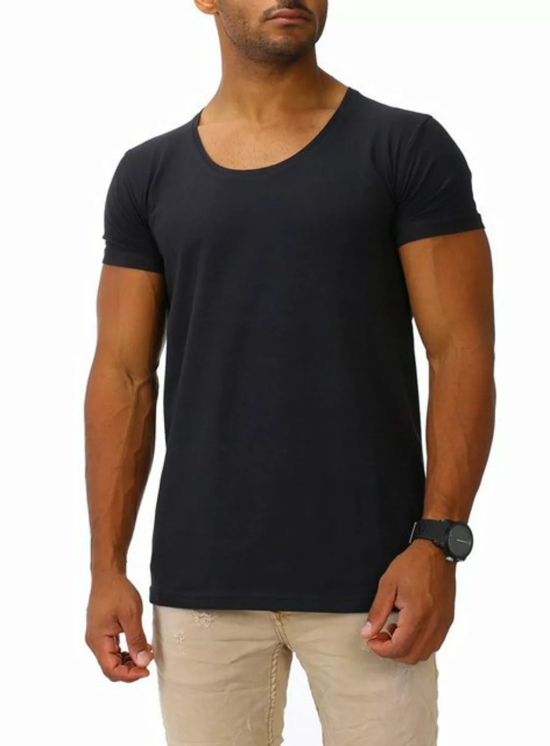 Joe Franks T-Shirt mit Rundhalsausschnitt günstig online kaufen