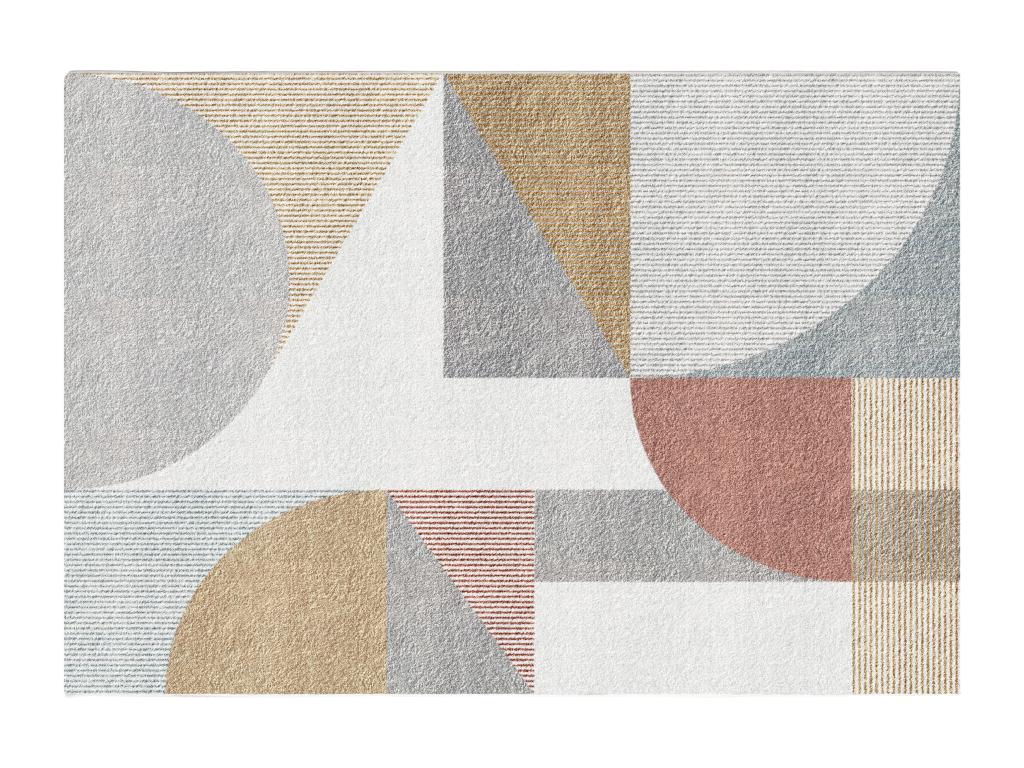 Designer-Teppich mit abstraktem Muster - 160 x 230 cm - Mehrfarbig - ORION günstig online kaufen