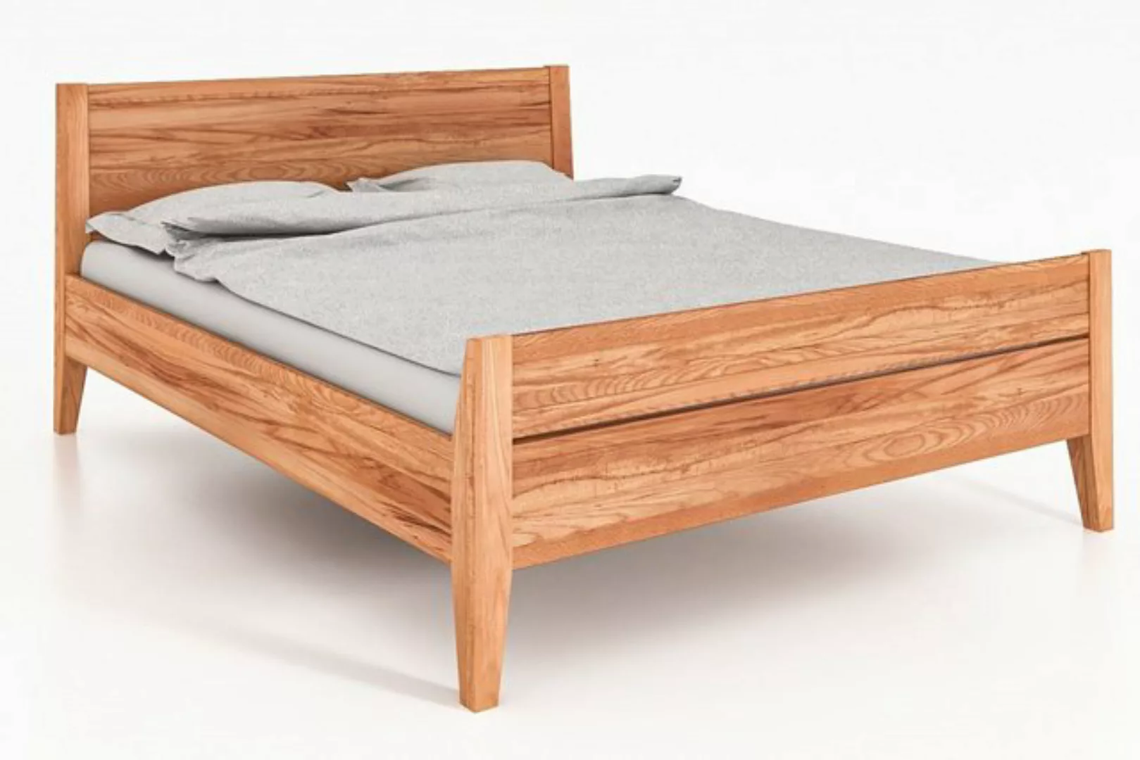 byoak Bett ODYS 80 x 190 aus Massivholz, mit Holzkopfteil, Naturgeölt günstig online kaufen