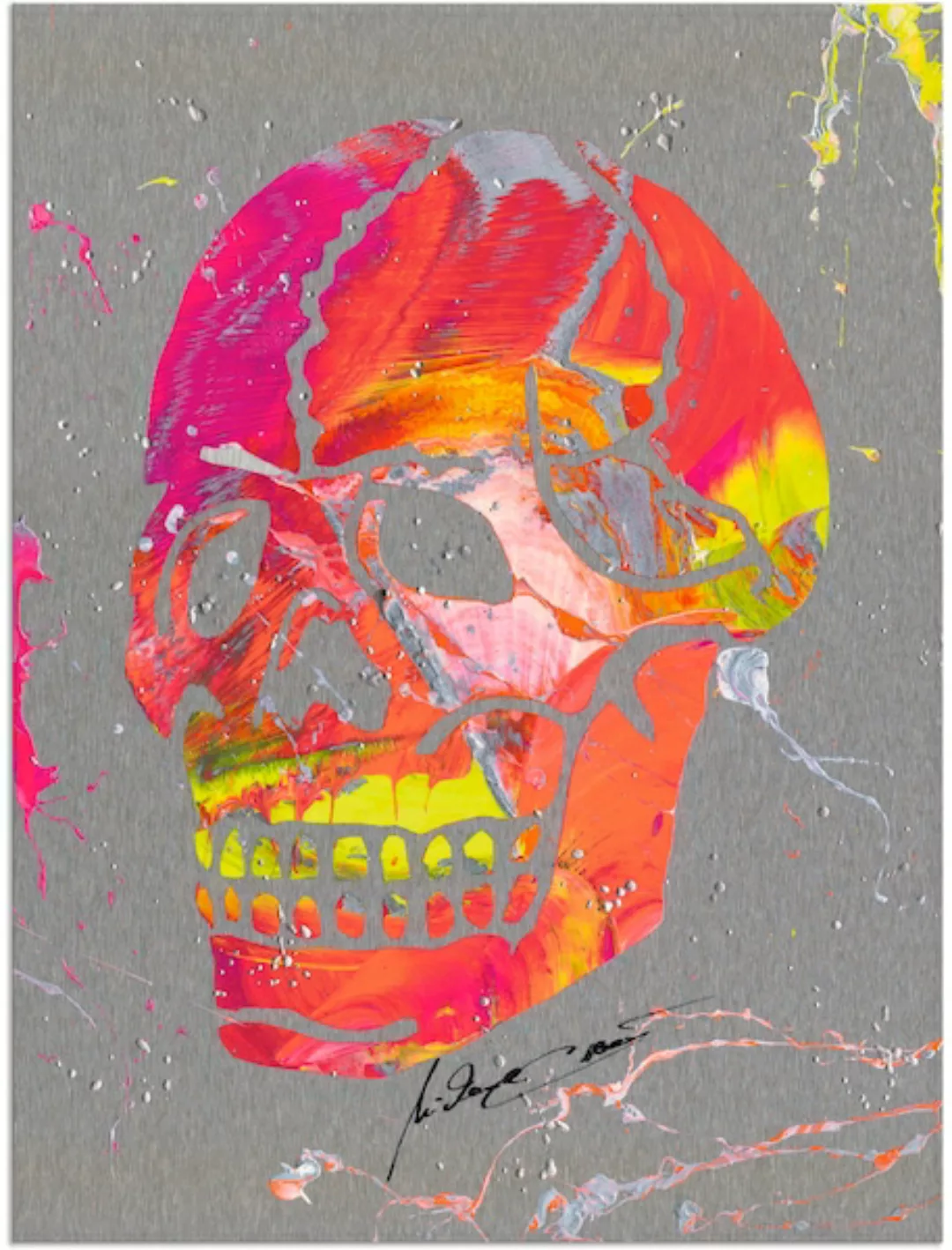 Artland Wandbild »Totenkopf 2«, Körper, (1 St.) günstig online kaufen