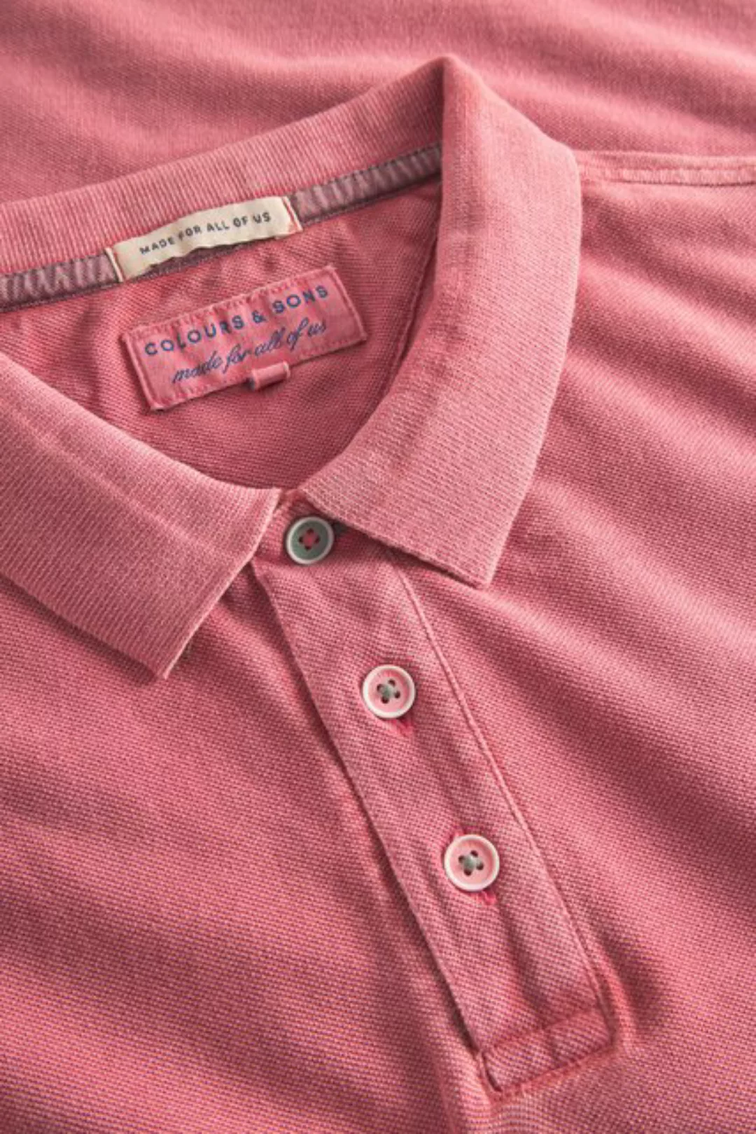 colours & sons Poloshirt Polo-Garment Dyed günstig online kaufen