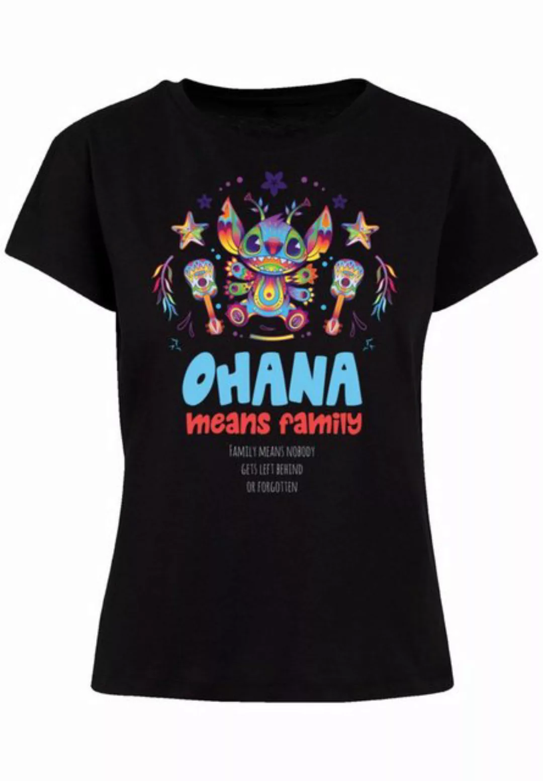 F4NT4STIC T-Shirt "Disney Lilo & Stitch Ohana Mexico", Premium Qualität günstig online kaufen