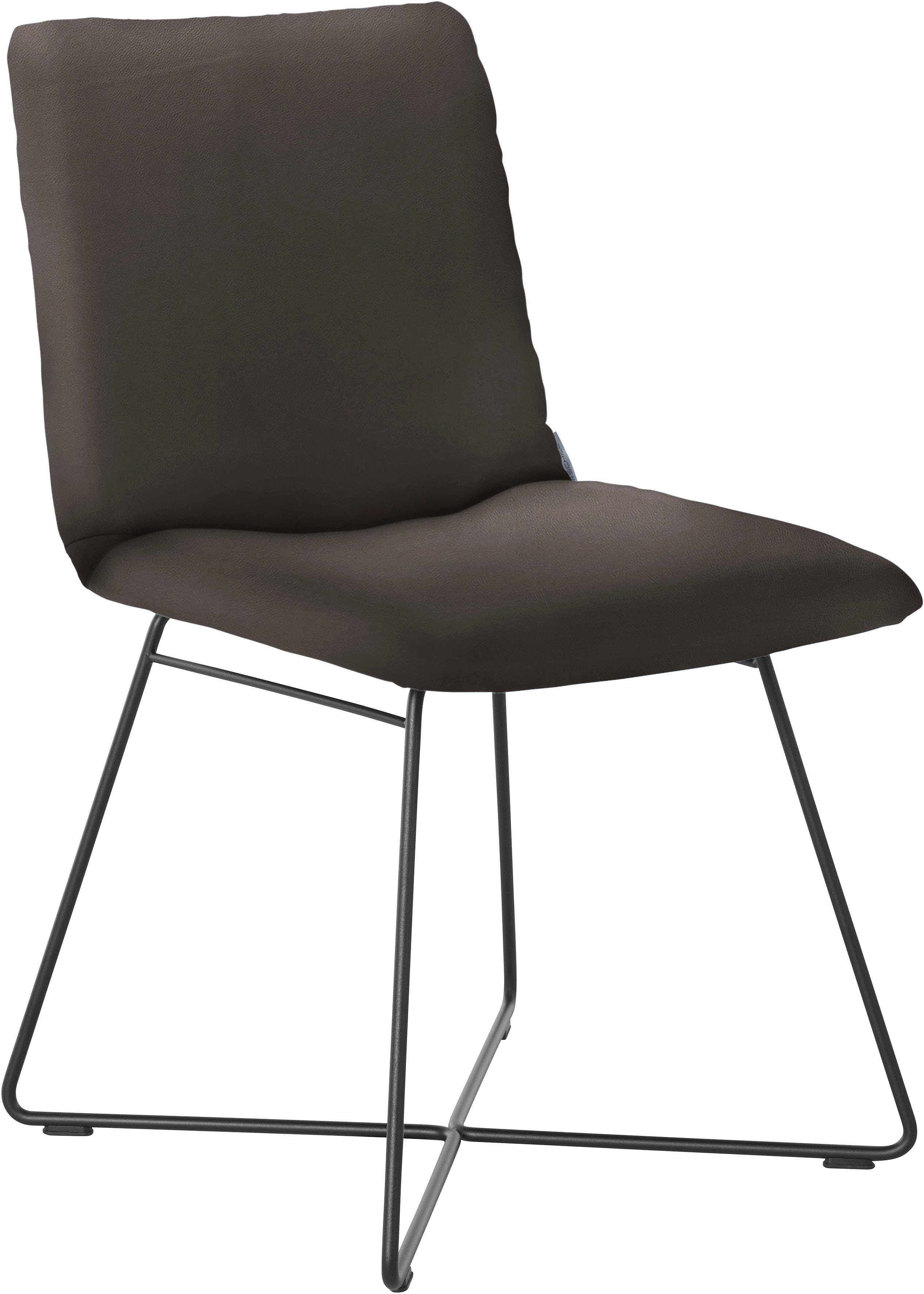 W.SCHILLIG Polsterstuhl "jakob", Longlife Xtra-Leder Z59, mit Drahtrohrgest günstig online kaufen