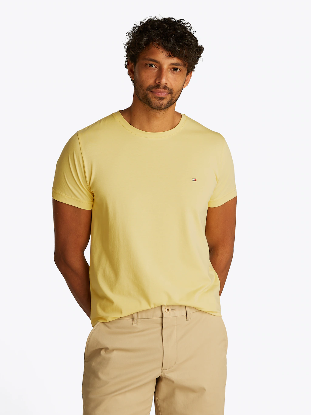 Tommy Hilfiger T-Shirt "STRETCH SLIM FIT TEE" günstig online kaufen