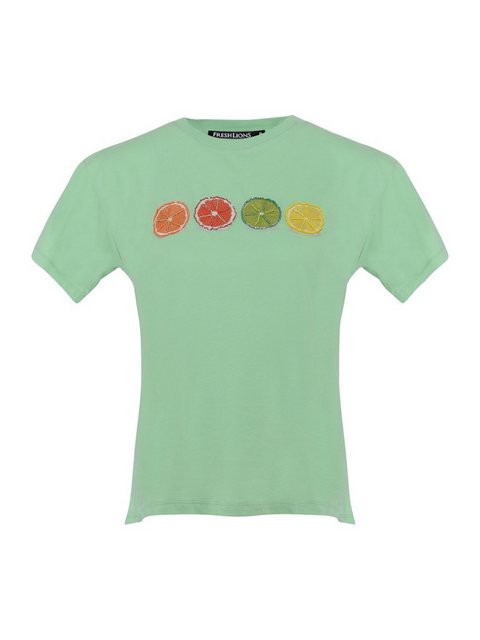 Freshlions T-Shirt T-Shirt Orangen mint M Stickerei günstig online kaufen