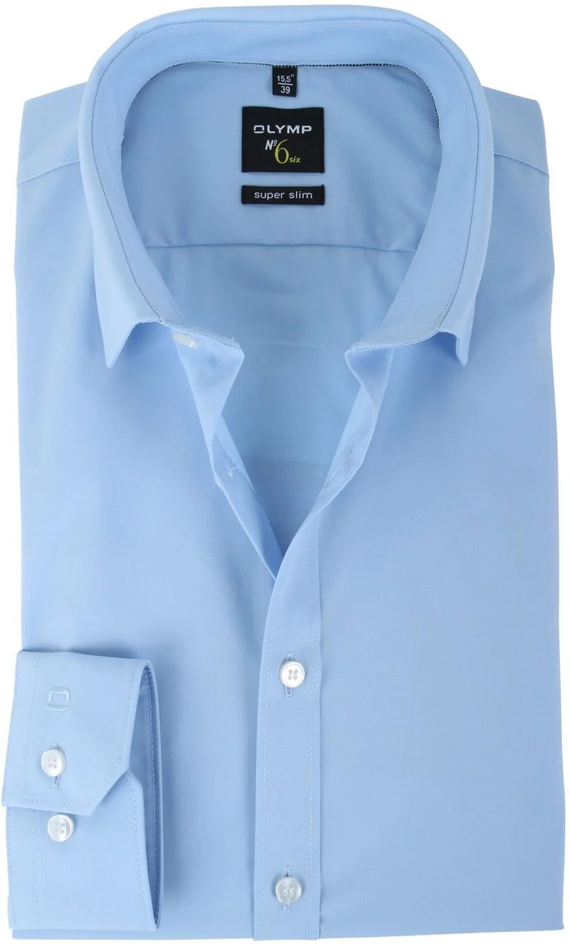 OLYMP No'6 six Hemd Skinny Fit Blau - Größe 39 günstig online kaufen